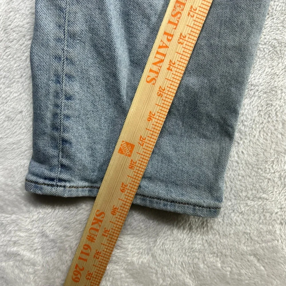 Madewell The Perfect Vintage Straight Jeans Mens Blue Denim Button Fly - 33X29.5
